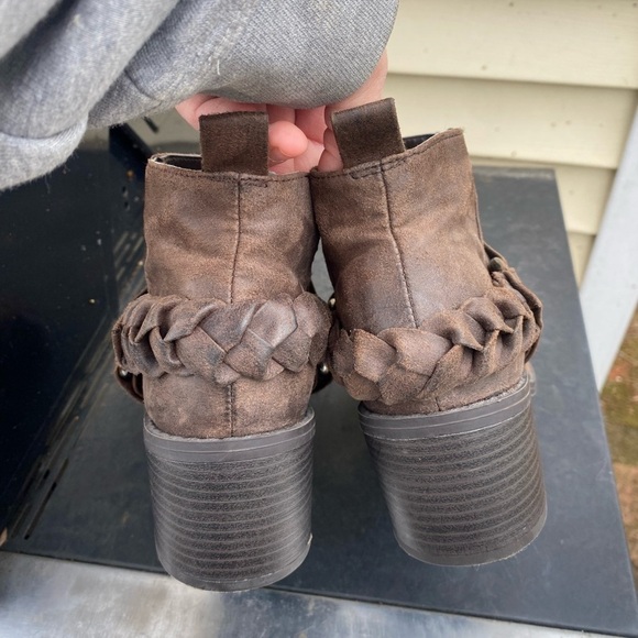 Carlos by Carlos Santana Vancouver Ankle Boot Brown Size 7.5 - Picture 5 of 9